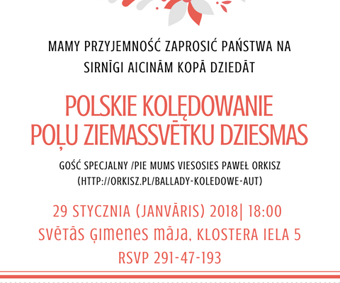 Wspólne polskie kolędowanie i koncert kolęd i pastorałek Pawła Orkisza