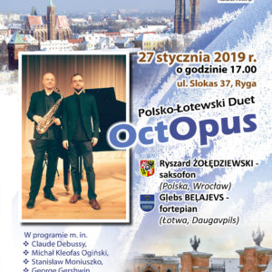 Koncert duetu “OctOpus” w Rydze