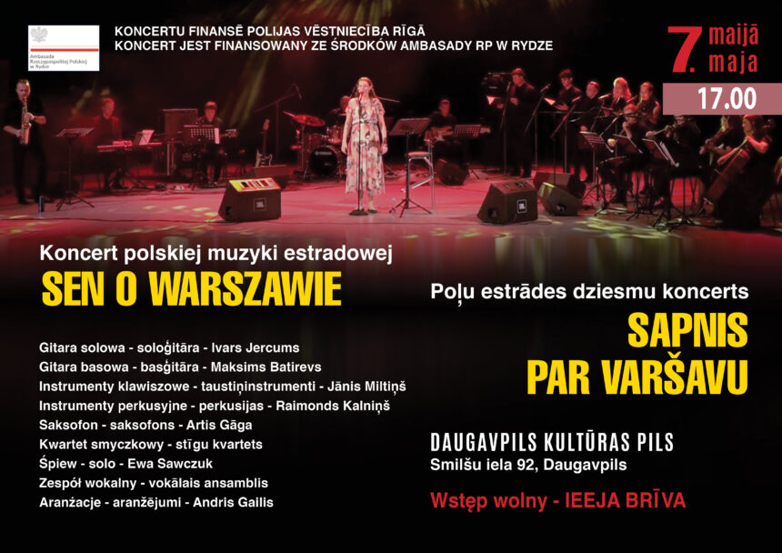 Koncert polskiej muzyki estradowej „Sen o Warszawie”